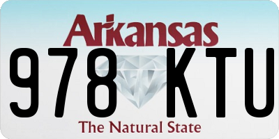 AR license plate 978KTU