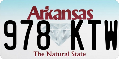 AR license plate 978KTW