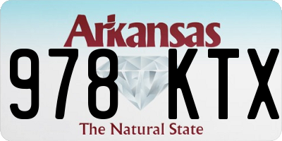 AR license plate 978KTX
