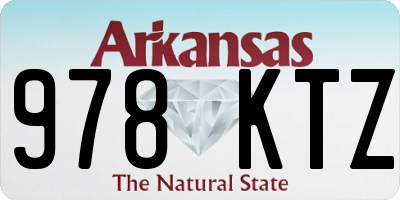 AR license plate 978KTZ