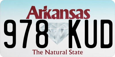 AR license plate 978KUD