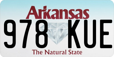 AR license plate 978KUE