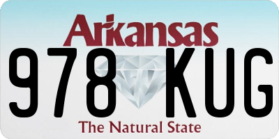 AR license plate 978KUG