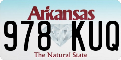 AR license plate 978KUQ