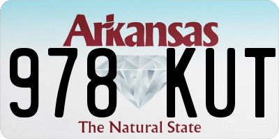 AR license plate 978KUT
