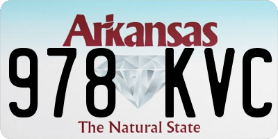 AR license plate 978KVC