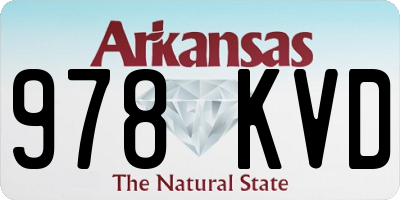 AR license plate 978KVD