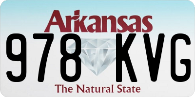 AR license plate 978KVG