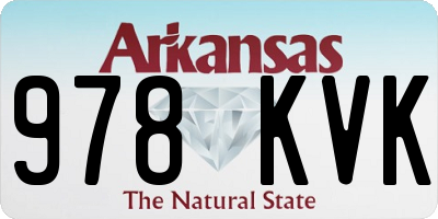 AR license plate 978KVK