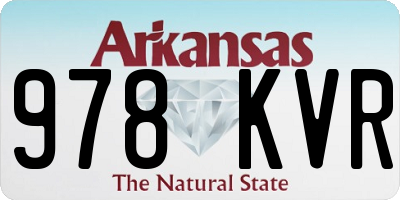 AR license plate 978KVR