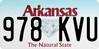 AR license plate 978KVU