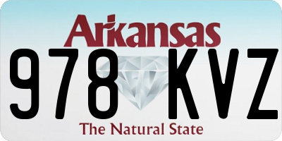 AR license plate 978KVZ
