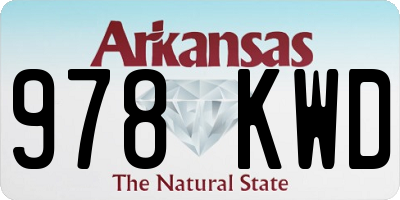 AR license plate 978KWD