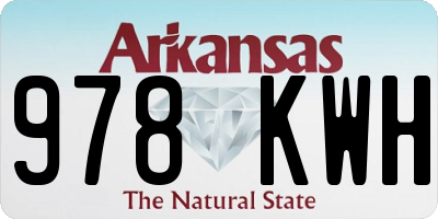AR license plate 978KWH