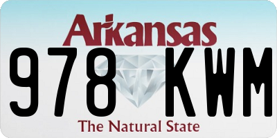 AR license plate 978KWM