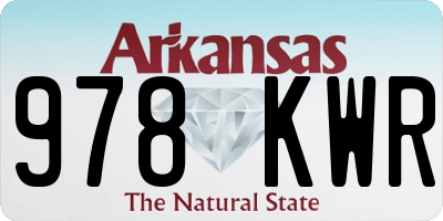 AR license plate 978KWR