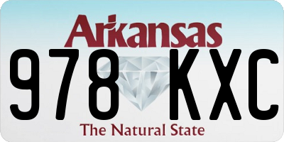 AR license plate 978KXC