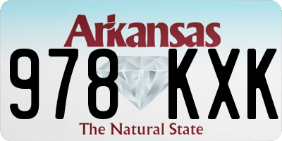 AR license plate 978KXK