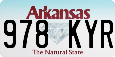 AR license plate 978KYR