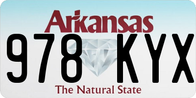 AR license plate 978KYX