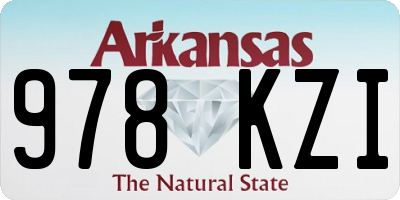 AR license plate 978KZI