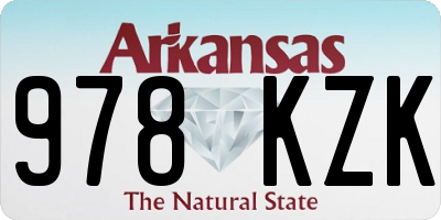 AR license plate 978KZK