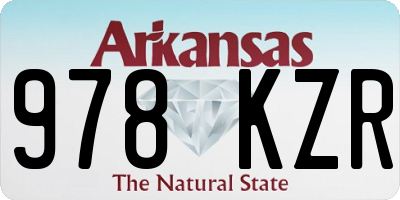 AR license plate 978KZR