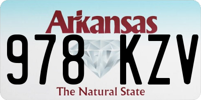 AR license plate 978KZV