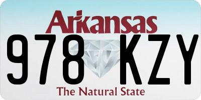 AR license plate 978KZY