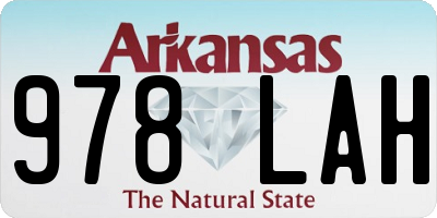 AR license plate 978LAH