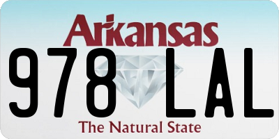 AR license plate 978LAL
