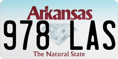 AR license plate 978LAS