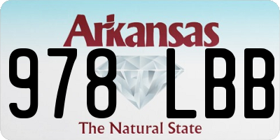 AR license plate 978LBB