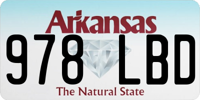 AR license plate 978LBD