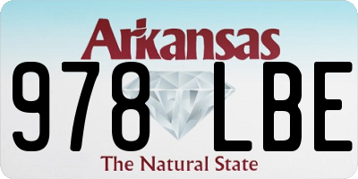 AR license plate 978LBE