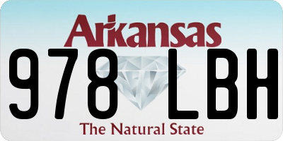 AR license plate 978LBH