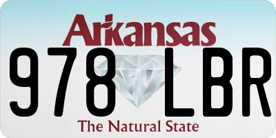 AR license plate 978LBR