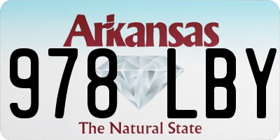 AR license plate 978LBY