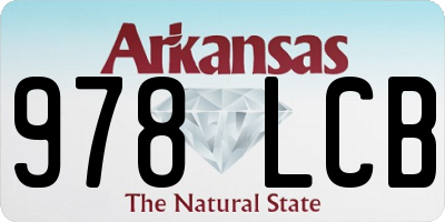 AR license plate 978LCB