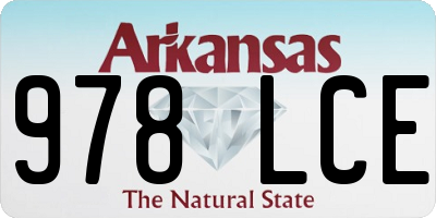 AR license plate 978LCE