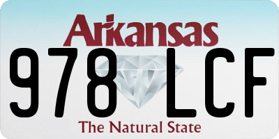 AR license plate 978LCF