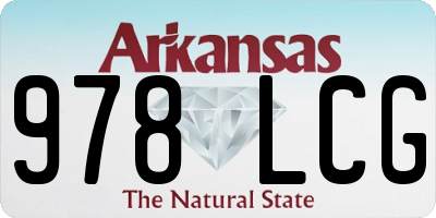 AR license plate 978LCG