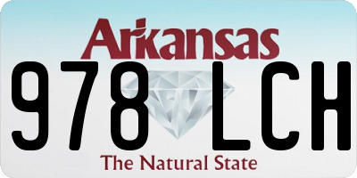 AR license plate 978LCH