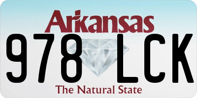 AR license plate 978LCK