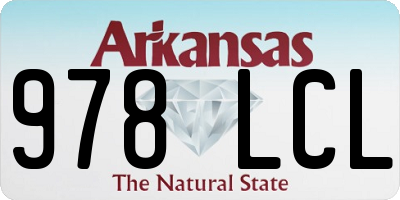 AR license plate 978LCL