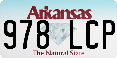 AR license plate 978LCP