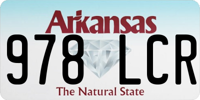 AR license plate 978LCR