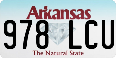 AR license plate 978LCU