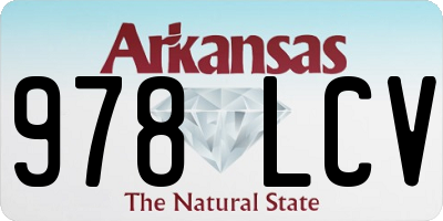 AR license plate 978LCV