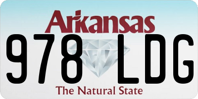 AR license plate 978LDG